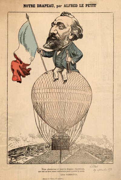 Our Flag, from Le Petard, 29th September, 1878 by Alfred Le Petit